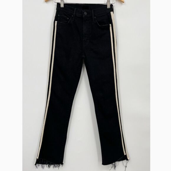 MOTHER Insider Crop Step Fray Jeans in Guilty Racer Size 24, Modern Designer - Picture 4 of 13